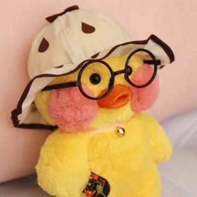 网红小黄鸭头像情侣一人一张 2019最火爆的小黄鸭情侣头像两张