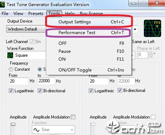 Test Tone Generator