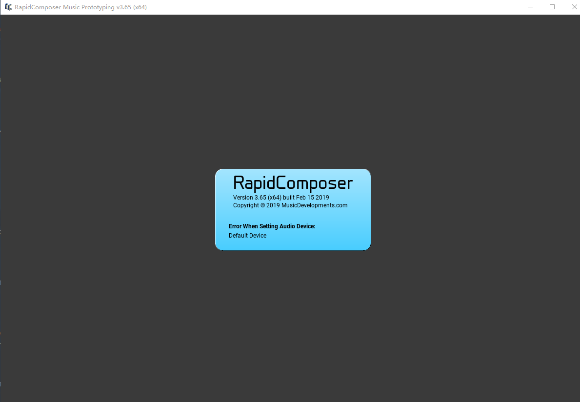 MusicDevelopments RapidComposer歌曲创作设计软件
