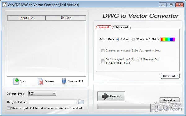 VeryPDF DWG to Vector Converter