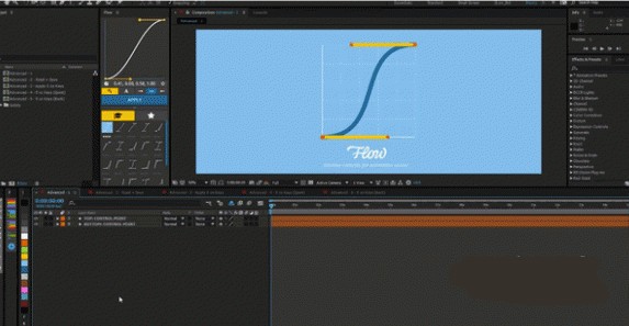 AEscripts Flow(关键帧缓入缓出曲线调节AE脚本)
