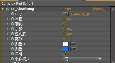 AE环形冲击波效果插件(YY ShockRing)