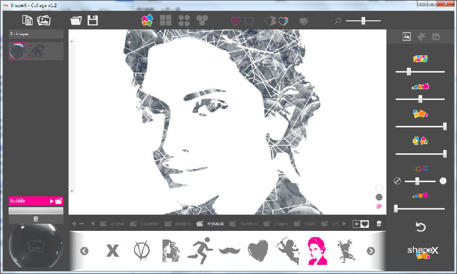 ShapeX(照片拼贴软件)