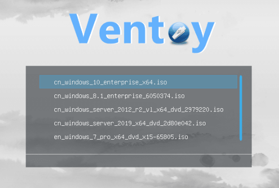 Ventoy制作可启动U盘的开源工具