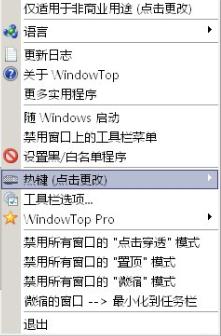 WindowTop(窗口管理增强工具)