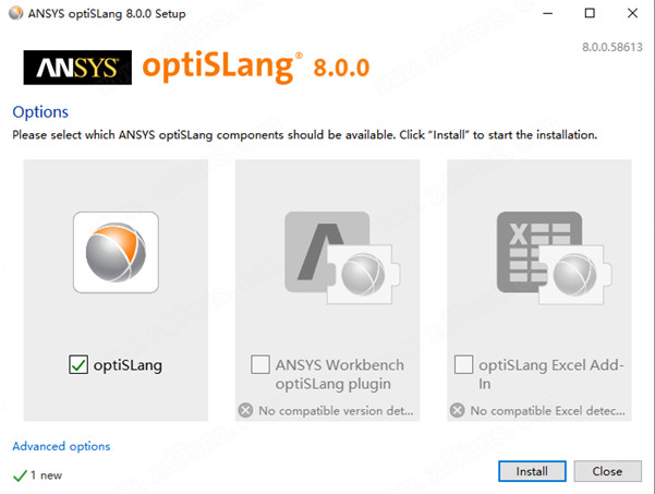 ANSYS optiSLang8破解版(附破解补丁)