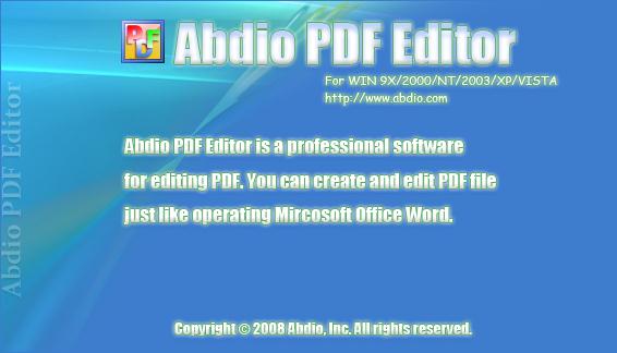 Abdio PDF Editor(PDF编辑器)