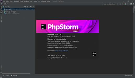 Phpstorm2020汉化破解版(附激活码)