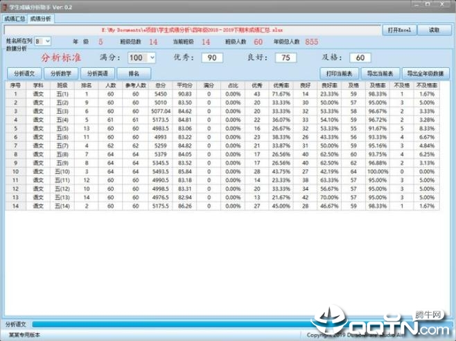 学生成绩分析助手