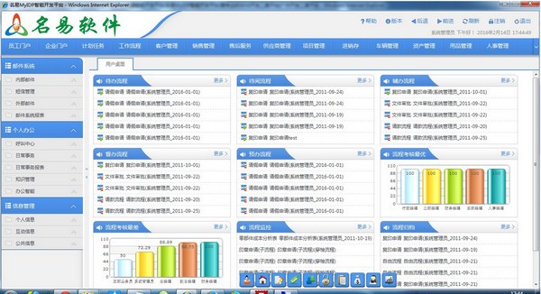 名易OA协同办公平台