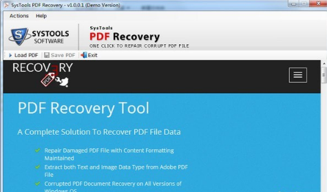 SysTools PDF Repair(PDF修复软件) 