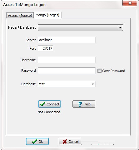 AccessToMongo数据库转换工具