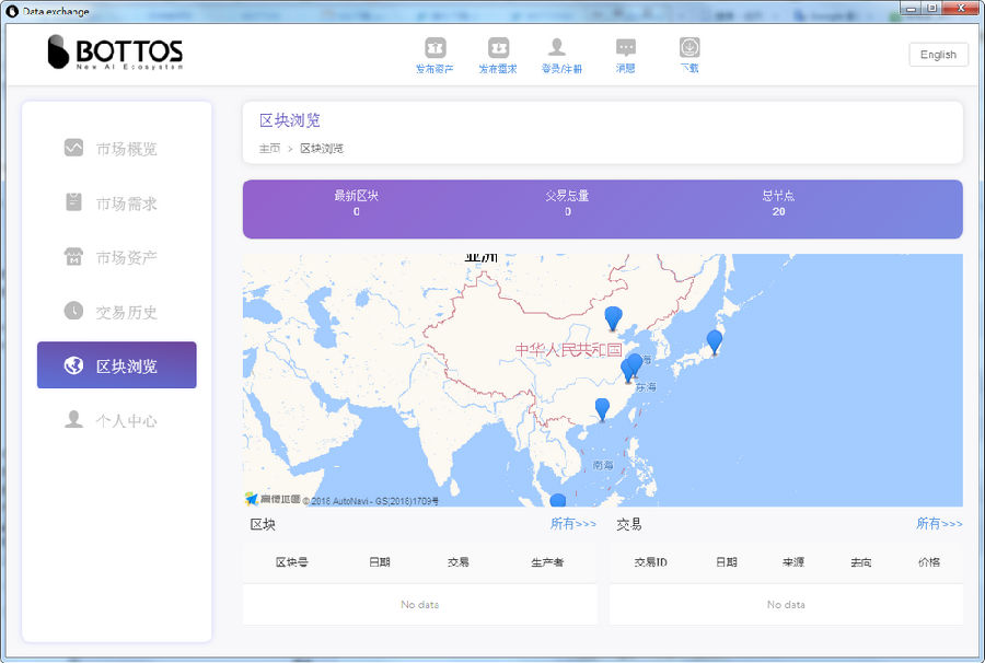 铂链数据交换(Bottos Data Exchange)